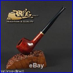 Mr. Brog original SMALL smoking pipe nr. 29 teak -straight stem CARO HAND MADE