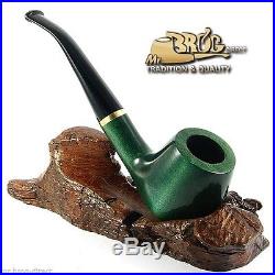Mr. Brog original smoking pipe Rock`n`Roll Green classic Hand made