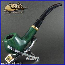 Mr. Brog original smoking pipe nr 18 green classic HORN HAND MADE IN EUROPE