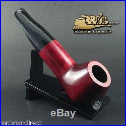 Mr. Brog original smoking pipe nr. 34 red BULDOG HAND MADE GREAT FOR GIFT