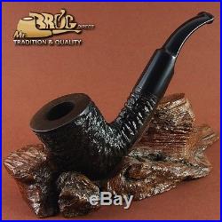 Mr. Brog original smoking pipe nr. 37 black carved VIKING Brand new Fast p&p