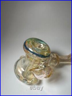 Mushroom Hammer BARREL BUBBLER Tobacco Smoking Glass Pipe
