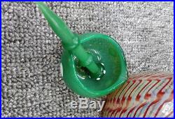 Mushroom Shaped Glass Bong 13.4 Hookah Water Smoking Pipe 5mm Colorful