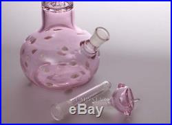 Mushroom style big Glass Bong Glass Water Pipes smoking pipes Triple Recycler