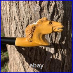 Mustang Meerschaum Pipe Stone PipeSmoking Pipe Gift for Him Valentine's Gift
