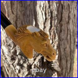 Mustang Meerschaum Pipe Stone PipeSmoking Pipe Gift for Him Valentine's Gift