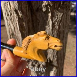 Mustang Meerschaum Pipe Stone PipeSmoking Pipe Gift for Him Valentine's Gift