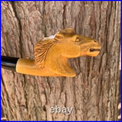 Mustang Meerschaum Pipe Stone PipeSmoking Pipe Gift for Him Valentine's Gift