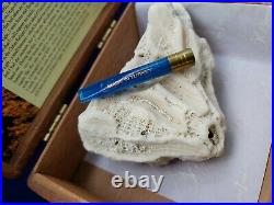 NEVER USED Unique Antique Smoking Pipe Blue Cigarette Holder Made in Turkey RARE