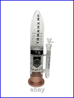 NEW 16 Caliber Glass Water Pipe USA Made Hookah Tall Thick Heavy Sturdy COPPER
