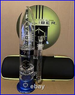 NEW BLUE 16 Caliber Tomahawk American Made USA Thick Glass Water Tobacco Pipe