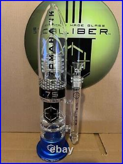 NEW BLUE 16 Caliber Tomahawk American Made USA Thick Glass Water Tobacco Pipe