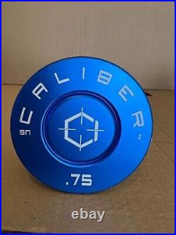 NEW BLUE 16 Caliber Tomahawk American Made USA Thick Glass Water Tobacco Pipe