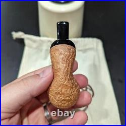 NEW Benjamin Westerheide Natural Reverse Calabash Bee Shape Tobacco Smoking Pipe
