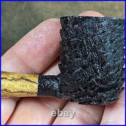 NEW Eclesias Pipes Deep-blast Billiard with Exotic Wood Shank Tobacco Smoking Pipe