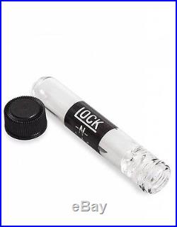 NEW Lock N Load Chillum 9mm Capped Glass Smoking Hand Pipe 48 ct