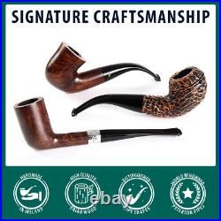 NEW Peterson Pipes Aran Rusticated 701 Poker Sitting Tobacco Pipe, 3mm Fishtail