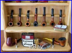 NEW Tobacco Smoking Pipes Display Cabinet for 24 pipes Wooden Handmade Ash Tree