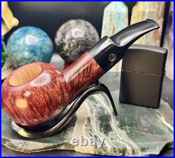 NEW & UNSMOKED. MARK TINSKY 2016 WALNUT Bent Tomato 6? Briar Tobacco Pipe