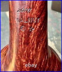 NEW & UNSMOKED. MARK TINSKY 2016 WALNUT Bent Tomato 6? Briar Tobacco Pipe
