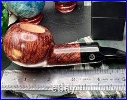 NEW & UNSMOKED. MARK TINSKY 2016 WALNUT Bent Tomato 6? Briar Tobacco Pipe