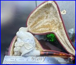 NEW & Unsmoked. LARGE Red Beard Barbarossa BLOCK MEERSCHAUM Tobacco Pipe Turkey