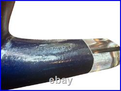 NOS 1980s Wilder Finamore Pipe Blue Acrylic Stem Unsmoked Brazil Chifre