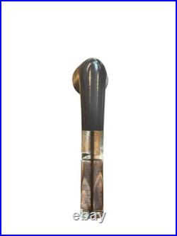 NOS 1980s Wilder Finamore Pipe Blue Acrylic Stem Unsmoked Brazil Chifre