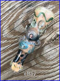 NOS 1990s Bevis & Butthead Smoking Glass 3 Chillum Pipe Bowl Art SUPER RARE