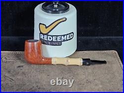 NOS! Danbark Smooth Bamboo-shank Lovat Danish Tobacco Smoking Pipe