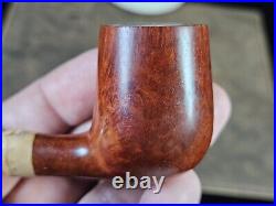 NOS! Danbark Smooth Bamboo-shank Lovat Danish Tobacco Smoking Pipe