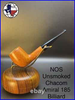 NOS Unsmoked Chacom Amiral 185 Billiard Tobacco Pipe