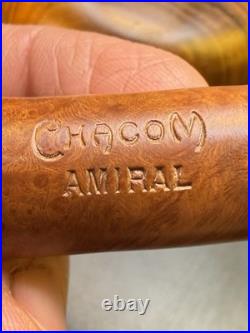 NOS Unsmoked Chacom Amiral 185 Billiard Tobacco Pipe