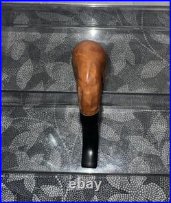 NOS Vintage Custom Made Imported Briar Wood Tobacco Pipe 1960s Unsmoked Beauty