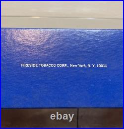 NOS Vintage Fireside Supreme Imported Briar Wood Tobacco Pipe Rubber Mouthpiece