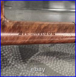 NOS Vintage Sir Sheldon Imported Briar Wood Tobacco Pipe Unsmoked Beauty LQQK