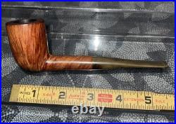 NOS Vintage Sir Sheldon Imported Briar Wood Tobacco Pipe Unsmoked Beauty LQQK