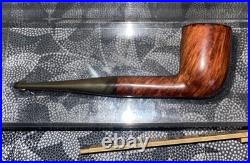 NOS Vintage Sir Sheldon Imported Briar Wood Tobacco Pipe Unsmoked Beauty LQQK