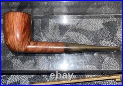NOS Vintage Sir Sheldon Imported Briar Wood Tobacco Pipe Unsmoked Beauty LQQK