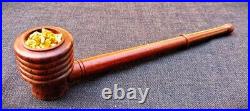 New 25 pcs COLLECTIBLE HANDICRAFT PIPE 8 Red WOOD ROYAL PIPE / SMOKING/TOBACCO