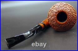 New Ascorti Business Calabash Rust/smooth Tobacco Pipe Handmade Briar In Italy