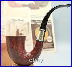 New Calabash Sherlock Holmes Rustic Tobacco Pipe Handmade Briar Carlo Scotti