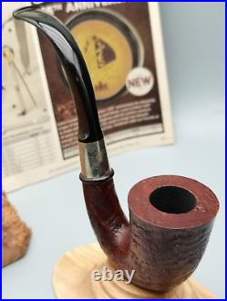 New Calabash Sherlock Holmes Rustic Tobacco Pipe Handmade Briar Carlo Scotti