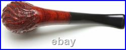 New Full Bent Briar Smoking Pipe with Protective Sock & Box Classic Style