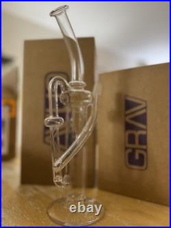 New GRAV Labs BATES. Worm 12Diffusion Pump Black Decal! Collectible Tobacco pipe