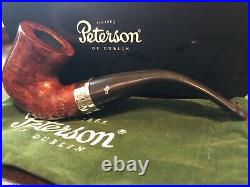 New In Box Unsmoked Peterson Sherlock Holmes Original Smooth Tobacco Pipe RARE
