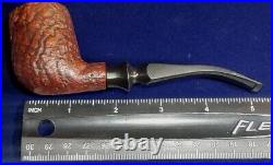 New Old Stock 1960s Vintage Italian 359 Ranger Rusticated Tobacco Pipe Unused
