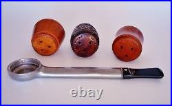 New Old Stock 3 Inter-Changeable Bowls Kaywoodie Tobacco Smoking pipe