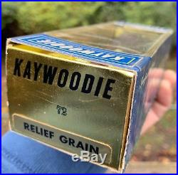New Old Stock NIB UNSMOKED 1960's Kaywoodie 72 Relief Grain tobacco smoking pipe