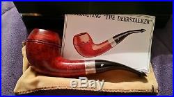New Peterson Sherlock Holmes The Deerstalker Smooth Tobacco Pipe
